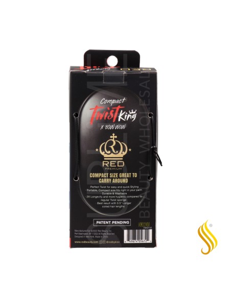 Red Kiss Premium Twist King Medium Curved Cepillo Goma